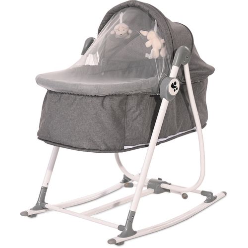 LORELLI CRADLE ALICANTE Kolijevka i Njihalica za Bebe 2u1 Grey (0-6mj/do 9kg) slika 1