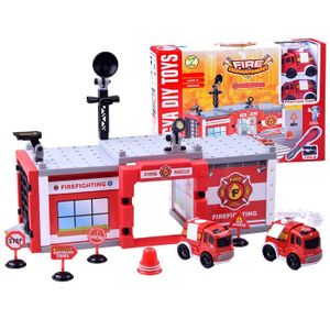 Vatrogasna postaja s vozilima (59 elemenata)