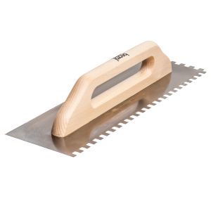 Beorol Gleterica Inox, drvena drška, nazubljena 480x130mm 