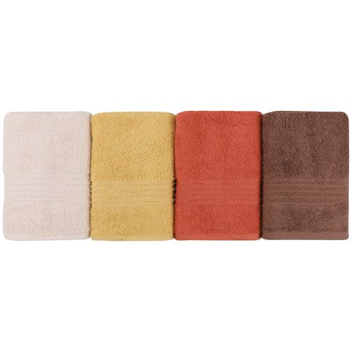 Colourful Cotton Set ručnika za brisanje ruku (4 komada), Asorti - Coral slika 4