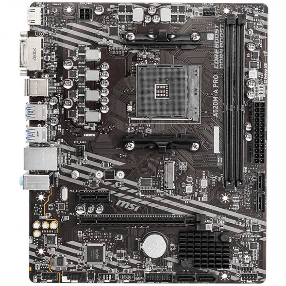 MSI A520M-A PRO Matična Ploča za Desktop Računare slika 2