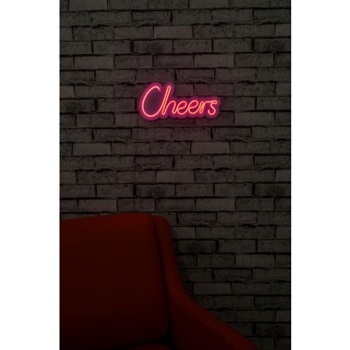 Wallity Ukrasna plastična LED rasvjeta, Cheers - Pink slika 11