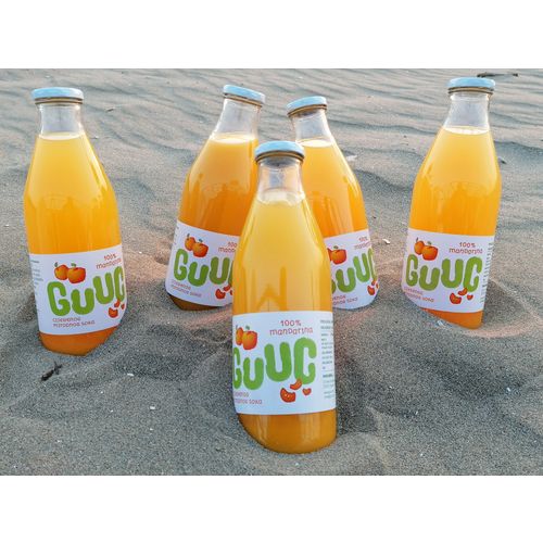 GUUC cijeđeni prirodni sok mandarina, 5 x 1 l, karton slika 1