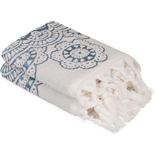 Marcello - Petrol Ecru
Petrol Hand Towel Set (2 Pieces) slika 1