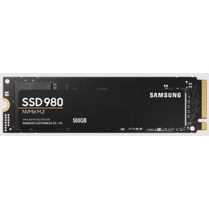 Samsung MZ-V8V500BW M.2 NVMe 500GB SSD 980, V-NAND, Read up to 3100 MB/s, Write up to 2600 MB/s (single sided), 2280