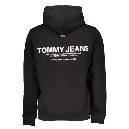 TOMMY HILFIGER MEN'S BLACK ZIPLESS SWEATSHIRT slika 2