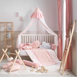 Belis Set posteljine sa ogradicom za krevetac Poli 120x60cm, Pink