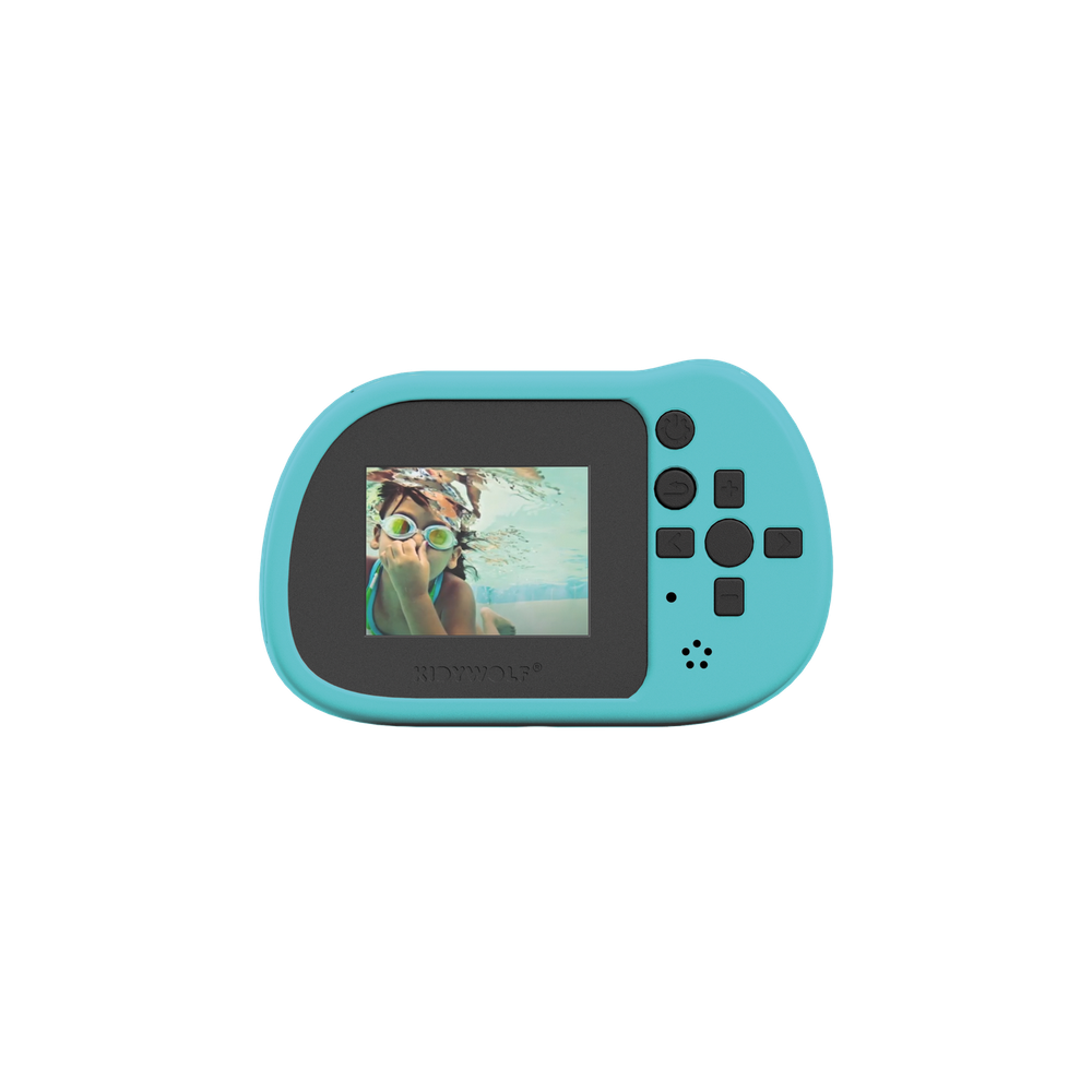 Kidywolf Digitalni vodootporni dječiji fotoaparat Kidycam 8MP/16GB, Cyan slika 2
