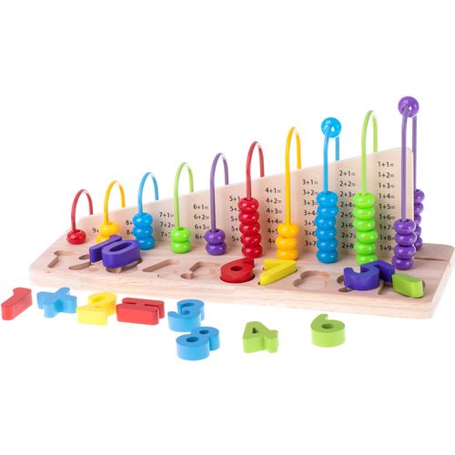 Montessori edukativni set za učenje brojanja abakus slika 1