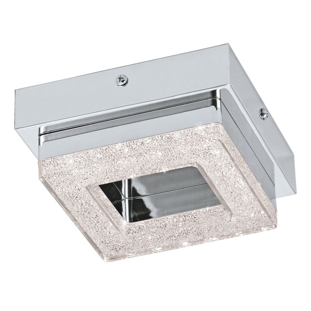 Eglo Fradelo zidna/stropna/1, led, 1x4w, krom/kristal  slika 1