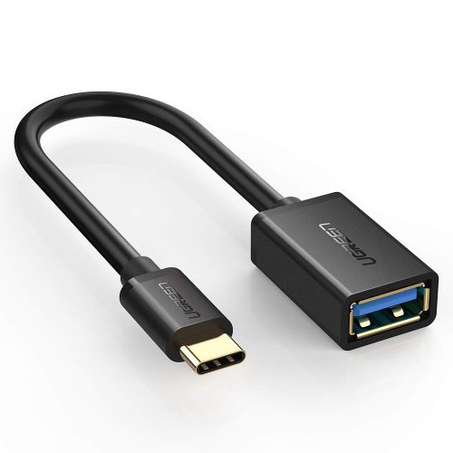 Ugreen USB-C (M) na USB 3.0 (Ž) OTG kabel crni - u polivinil vrećici slika 1