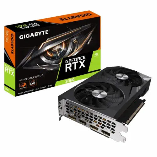 Grafička karta PCI-E Gigabyte GeForce RTX 3060 WindForce OC 12G GV-N3060WF2OC-12GD slika 1