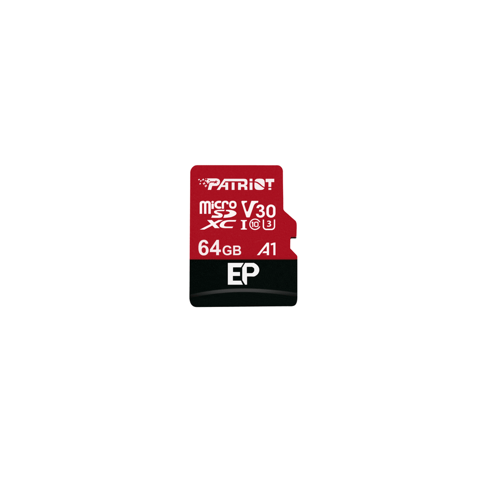 Patriot microSD 64GBEP V30 A1, C10, U3R/W : 90/80MB slika 1