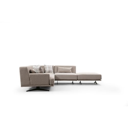 Atelier Del Sofa Kutna garnitura BENTLEY CORNER L3, krem, Bentley Corner (L3-C-O1-PUF) slika 11