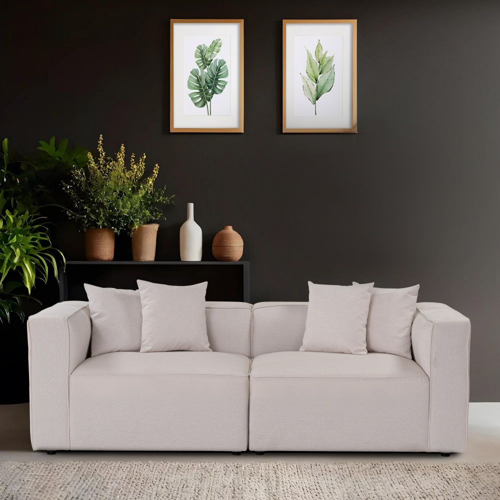 Mora XL 2 Sjedala - Ecru Ecru Sofa slika 1