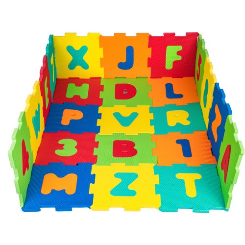Šarena puzzle podloga slova i brojevi 20x20cm slika 3