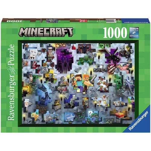 Minecraft puzzle 1000pcs slika 1