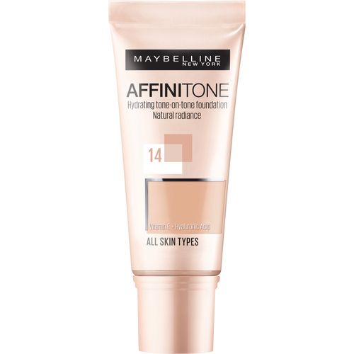 Maybelline New York Affinitone tečni puder 14 Creamy Beige slika 1