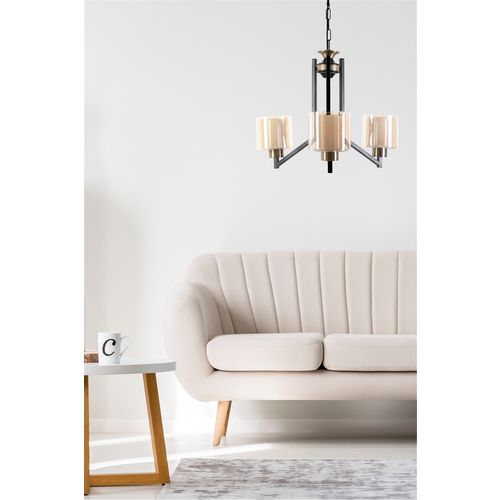 Ruby 3 Lü Siyah Bal Camlı Avize Black
Copper Chandelier slika 1