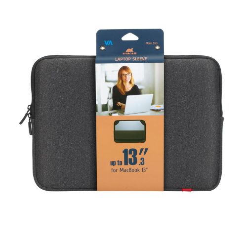 Torba RivaCase 13.3" Antishock 5123 Dark Grey MacBook 13 sleeve slika 3