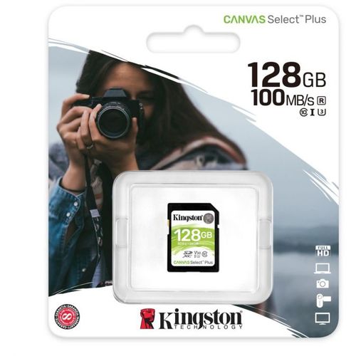 SD memorijska kartica 128GB Kingston Select Plus klasa10 slika 3