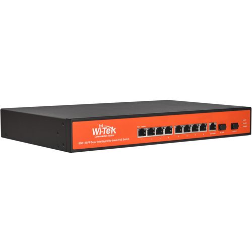 Wi-Tek WI-PMS310GF-UPS+ 8GE+2SFP Ports 24V-48V Mixed L2 Managed UPS No-Break PoE Switch with 8-Port PoE slika 3