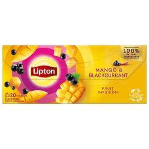 Lipton čaj Mango-crni ribiz, 20 vrećica