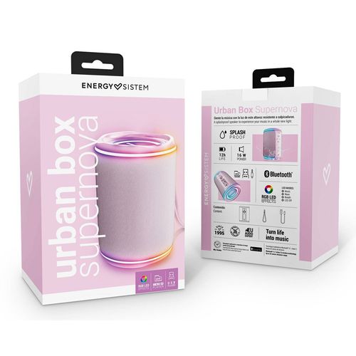 ENERGY SISTEM Urban Box Pink Supernova portable zvučnik roze slika 6