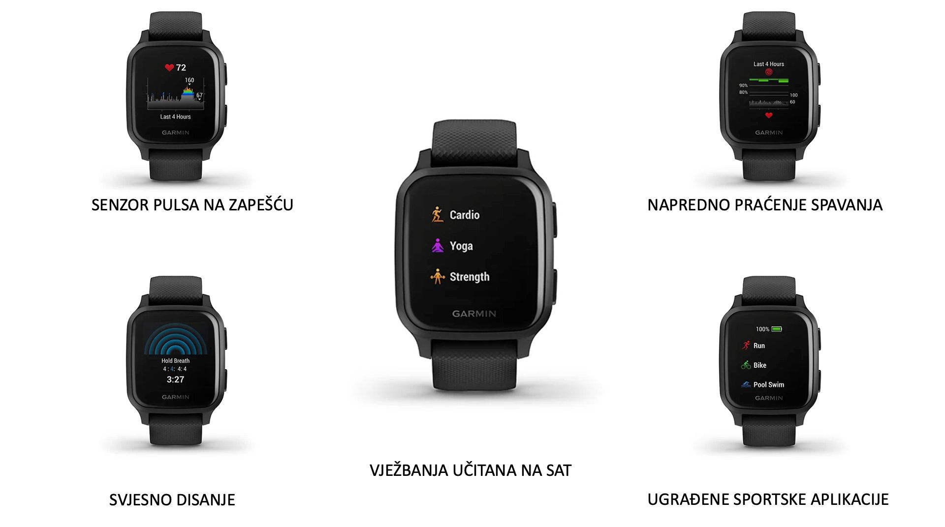 Garmin Venu Sq Music prati vaše navike i brine o vašem zdravlju