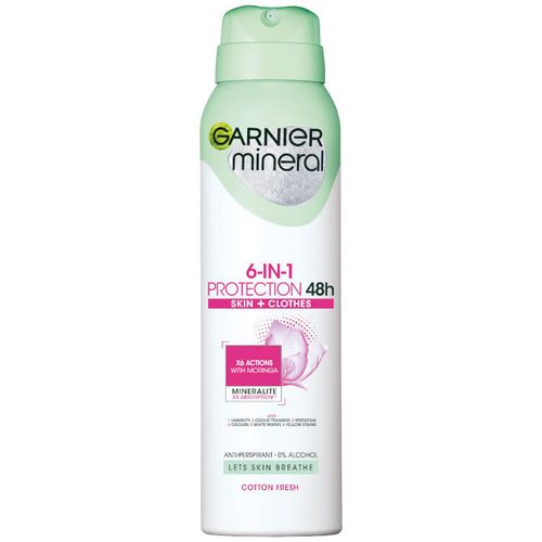 Garnier Mineral Protection 48h 6u1 Cotton Fresh dezodorans u spreju 150ml slika 1