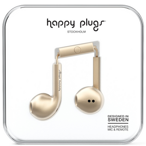 Happy Plugs, Earbud Plus slušalice,Champagne