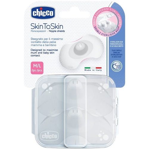 Chicco Silikonski štitnici za bradavice SkinToSkin, M-L slika 1