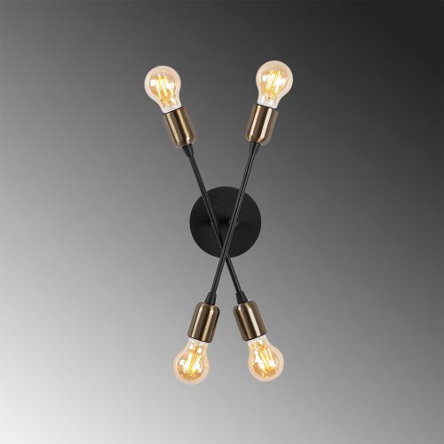 Fleur - 3401 Black Wall Lamp slika 5