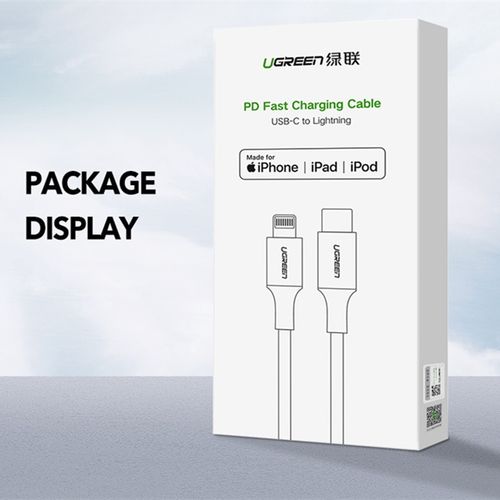 UGREEN USB-C na Lightning kabel 1,5m s Mfi certifikatom - u kutiji slika 4