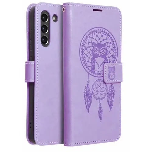 MEZZO Book case preklopna torbica za SAMSUNG GALAXY S21 FE dream catcher purple slika 2
