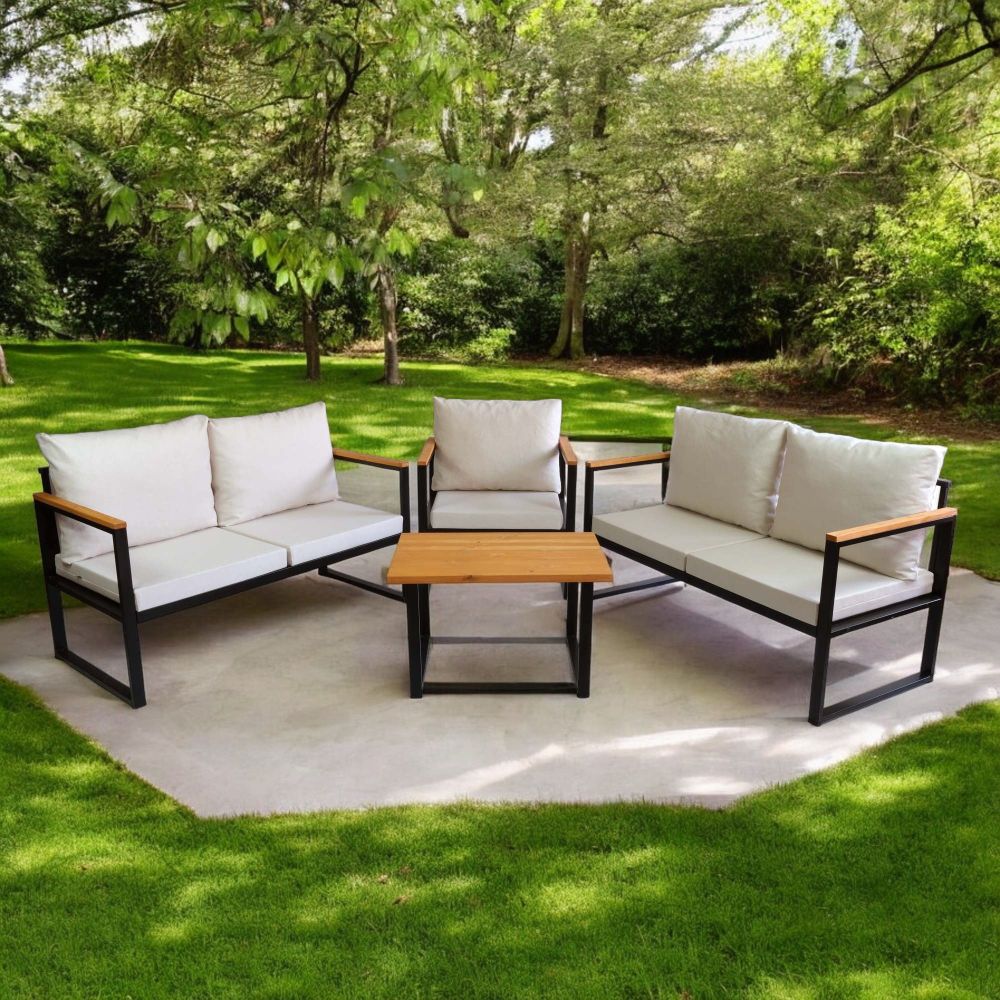 Lounge set CPT5554-130 u bež boji za vrt slika 1