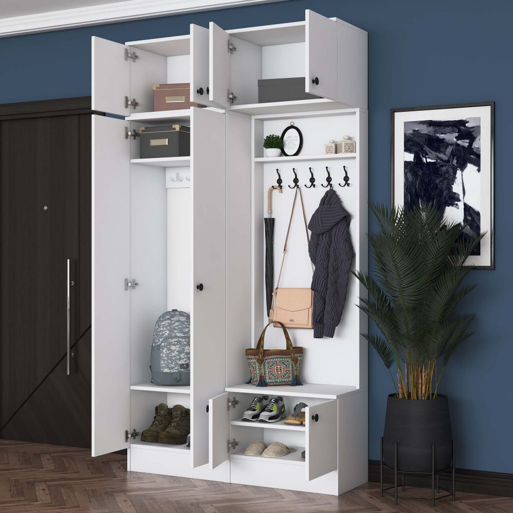 Hall Stand EA145 - Bijela slika 5
