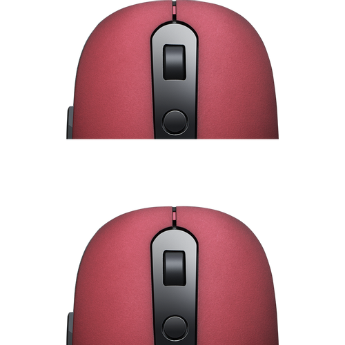 CANYON MW-9 2 in 1 Wireless optical mouse with 6 buttons, DPI 800/1000/1200/1500, 2 mode(BT/ 2.4GHz), Battery AA*1pcs, Red, silent switch for right/left keys, 65.4*112.25*32.3mm, 0.092kg slika 6