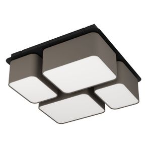 Eglo stropna lampa 'Mordazo' - E27, antracit/smeđa