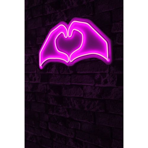 Wallity Ukrasna plastična LED rasvjeta, Sweetheart - Pink slika 1