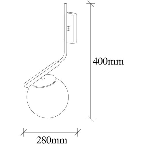 Opviq Zidna lampa, 892OPV1240 slika 3