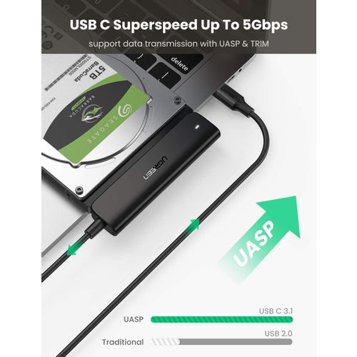 Ugreen USB-C 3.1 na SATA adapter za 2.5" diskove - box slika 7