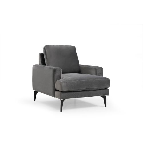 Atelier Del Sofa Fotelja wing PAPIRA antracit, Papira Armchair - Anthracite slika 2