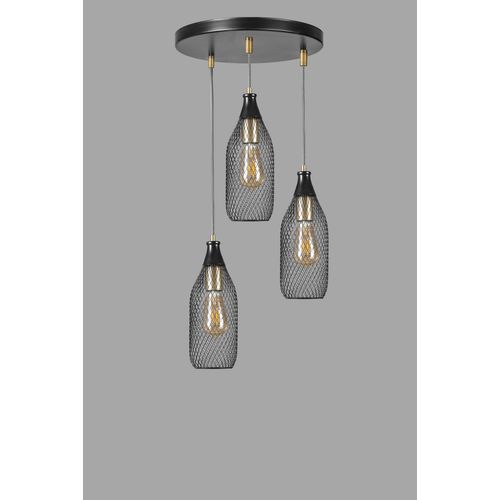 Rio 8714-3 Black Chandelier slika 2