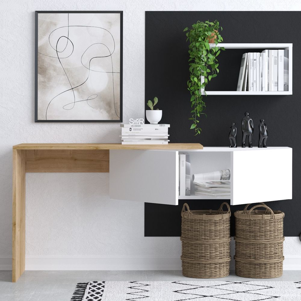Tiff WhiteOak Radni Sto slika 2