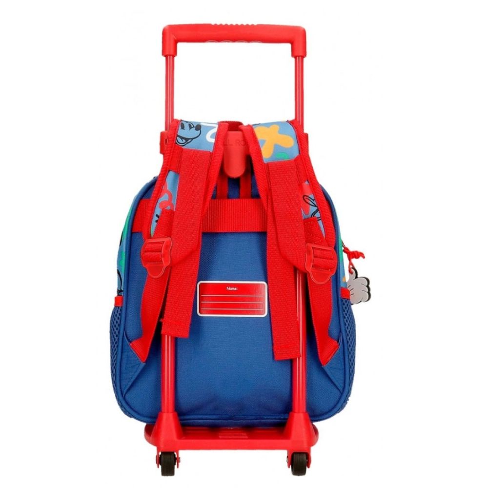 Disney Ranac 25 cm, Peek a Boo 42220T1 sa točkićima, plavi slika 2