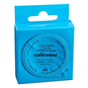 CAFÉ MIMI ekspres maska za lice sa kolagenom ekstrakt belog lotusa 15ml