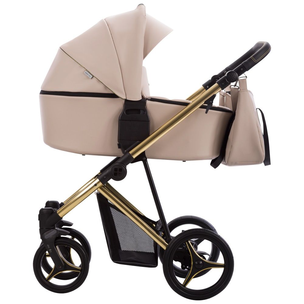 Bebetto Kolica Flavio Premium Class - Set 2u1 Gold 03 slika 4