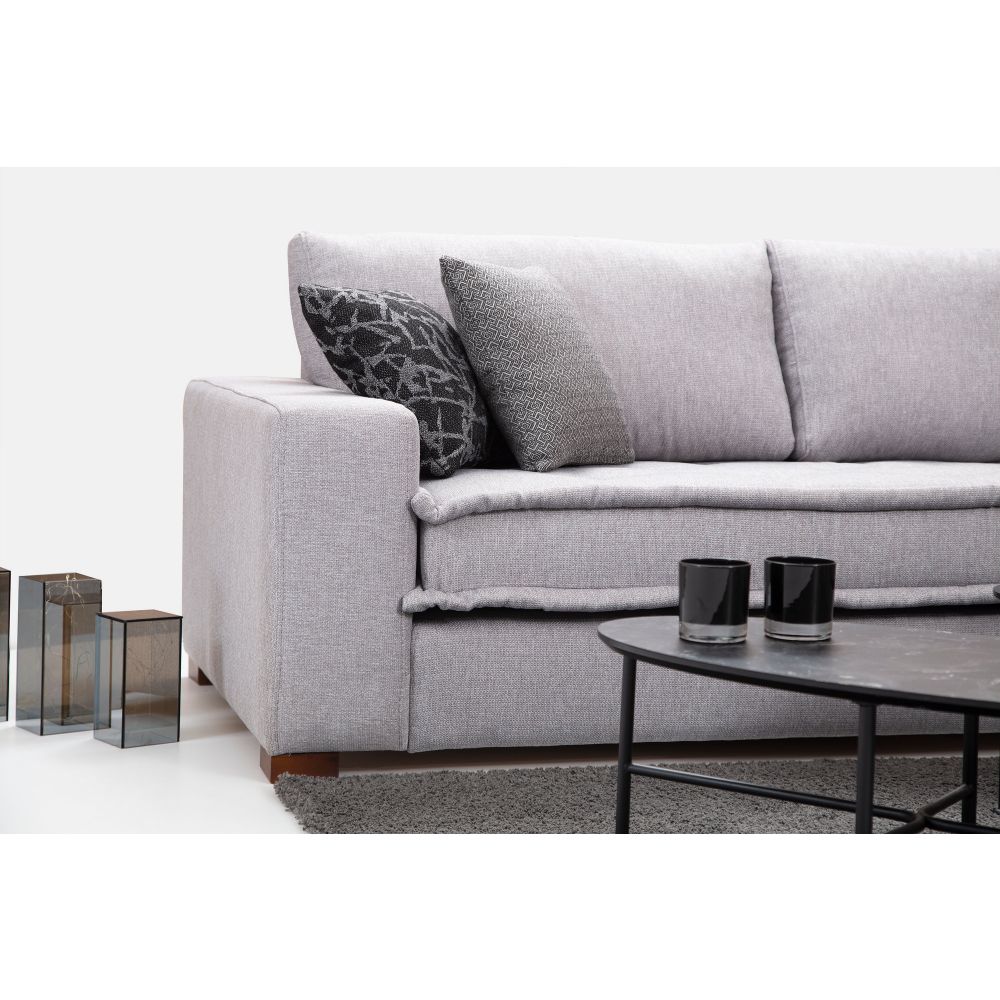 Lena Kutna Sofa - Svijetlo Siva slika 5