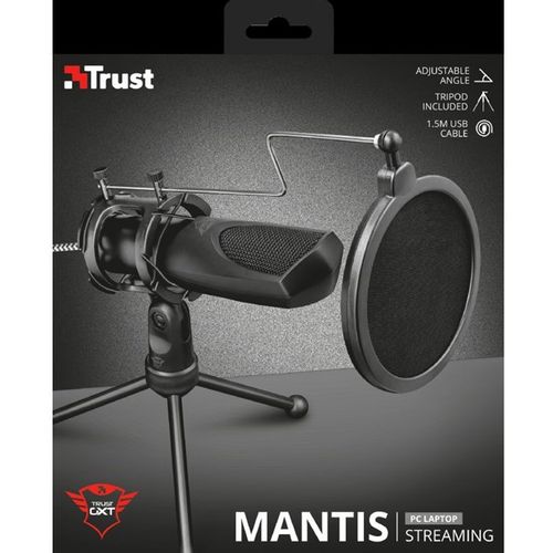 Trust Mikrofon GXT232 Mantis, streaming, USB, crni (22656) slika 2